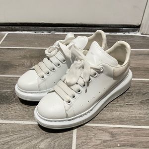 Alexander McQueen white shoes